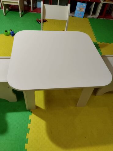Uşaq masaları: Oğlan və qız üçün, İşlənmiş, Bağça masası — 7