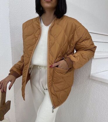 женская куртка xl: Модная куртка женская На весну легкая но теплая Размер М (оверсайз)