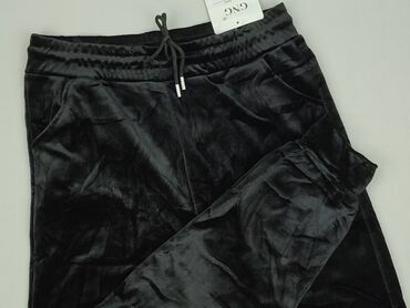 ubrania w stylu gotyckim: Velour, Tracksuit bottoms for men, size 4XL (EU 48)