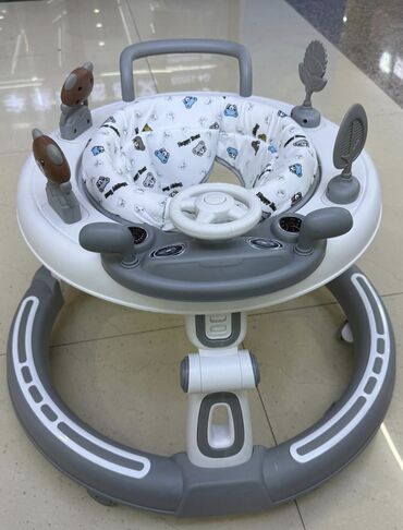 купить куртку детскую на мальчика: Детские ходунки с игровым столиком - Круглая устойчивая база с