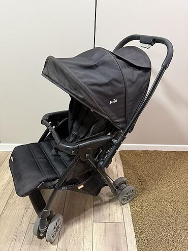 Коляски: Прогулочная коляска Joie (черная) - Легкая и компактная, удобна для — 1