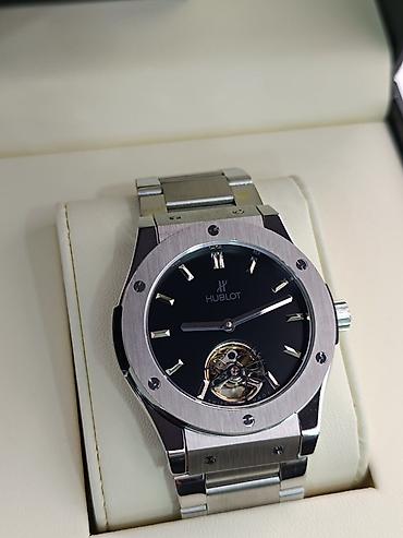 saat samdan: Yeni, Qol saatı, Hublot, rəng - Qara — 2