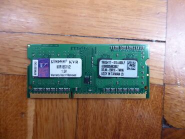 RAM Memorije: 2GB 1333MHz DDR3 204pin SO-DIMM-kingston