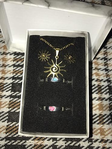 Наборы украшений: Набор стильных аксессуаров и украшений: 1) Парные браслеты на — 7