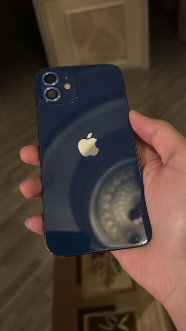 iphone 11 qiymeti irsad: IPhone 12, 64 GB, Mavi, Face ID, Simsiz şarj