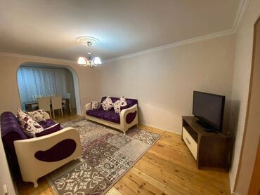 Uzunmüddətli kirayə mənzillər: Qarayev metrosuna 1 dəq məsafədə 5/3 mərtəbə təmirli ev uzunmüddətli — 8