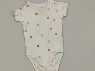 letnie body niemowlęce: Body, H&M, 6-9 m, 
stan - Zadowalający