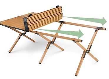 foldable table: Складной стол и стул для улицы, портативный стол для пикника, стол для — 5
