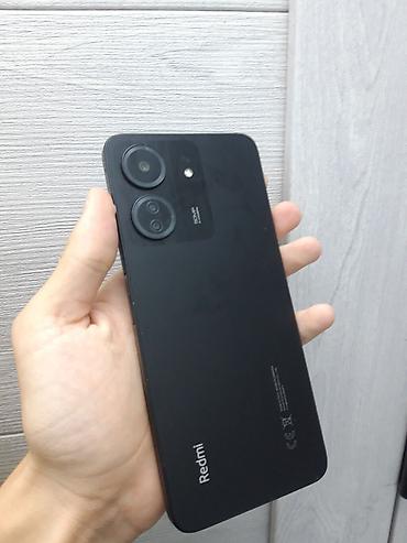 Redmi, Redmi 13C, Б/у, 128 ГБ, цвет - Черный, 2 SIM