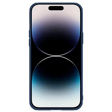 Maske i futrole za telefone: Maska Nillkin CamShield Leather S za iPhone 14 Pro 6.1 plava. Uz brzu — 2