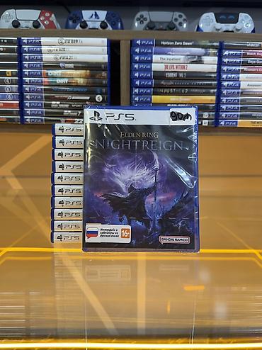 video dvd: Elden Ring Nightreign-PS5 diski Oyun diski tam işlək vəziyyətdədir — 1