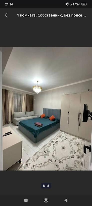 Посуточная аренда квартир: 1 комната, Душевая кабина, Постельное белье, Кондиционер — 3