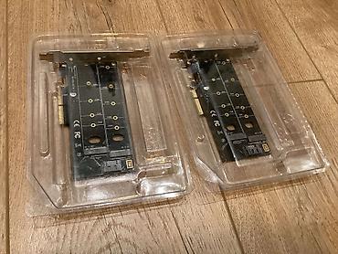 nvme ssd: Pci Express to NVME (+sata M2) adaptor, birin giymeti 35 azn, 2si — 4