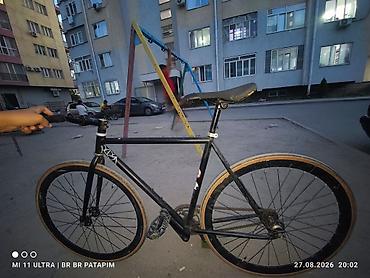 fixe gear: Городской велосипед, Рама M (156 - 178 см), Б/у — 1