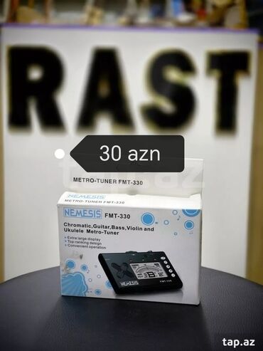 Tünerlər: Tuner RDT100 Kamerton və Tuner və metranom Musiqi alətlərini — 7