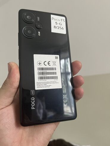 редми поко ф3: Poco F5, Колдонулган, 256 ГБ, түсү - Кара