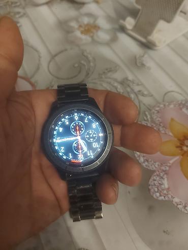 smart wacth: İşlənmiş, Smart saat, Smart, Sensor ekran, rəng - Qara — 1