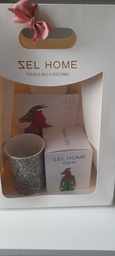 hediye qutusu: SEL HOME “Ceyran/Gazelle” hədiyyə dəsti Tərkib: - Şam: SEL HOME