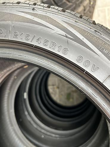 юто 35: Шины 215 / 45 / R 16, Всесезонная, Б/у, Комплект, Китай, Tourador — 8