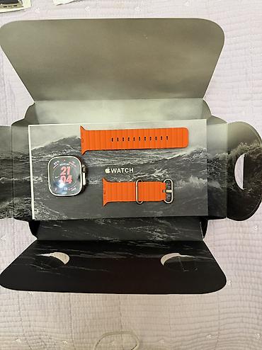 iphone на: Apple Watch Ultra 2 с ремешком Ocean Band (оранжевый) В идеальном — 5