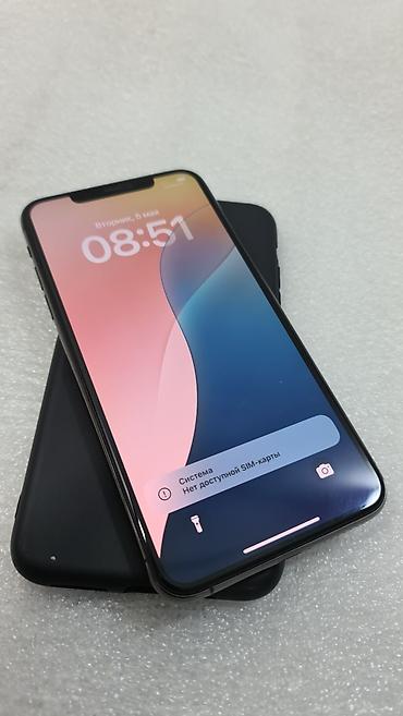 Apple iPhone: IPhone 11 Pro Max, Б/у, 64 ГБ, Черный, Чехол, 73 % — 3