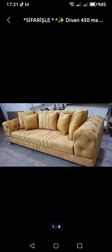 divan ikinci el: Divan, Qonaq otağı üçün, Parça, Açılmayan — 1