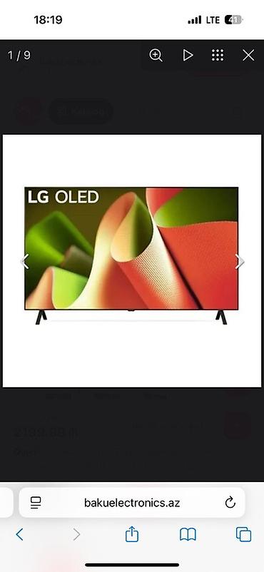 oled ekran: LG OLED televizor - Ekran texnologiyası: OLED – hər pikselin ayrıca — 1