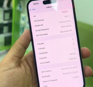 индукционная плита купить в баку: IPhone 14 Pro, 128 ГБ