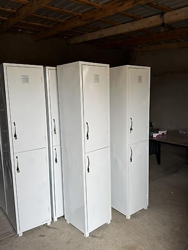 ev ucun mebel dolab: Metall şkaf – paltar və əşya dolabı - Material: qalın metall — 3