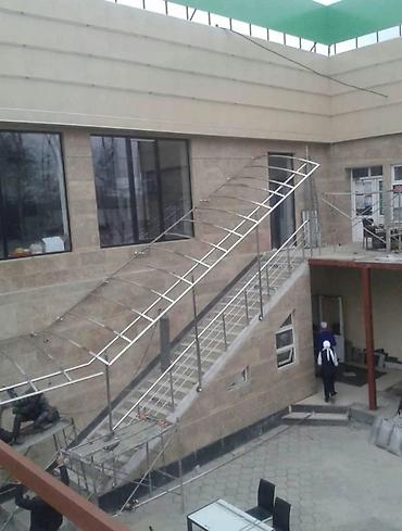 Обшивка лестниц: Перила Ограждения нержавейка хром Ограждения для лестниц из — 8