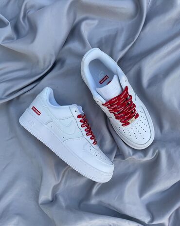 волейбольные кроссовки цены: ▪️В наличии!▪️ NIKE AIR FORCE 1 LOW SUPREME WHITE 🔝 Выполнены из