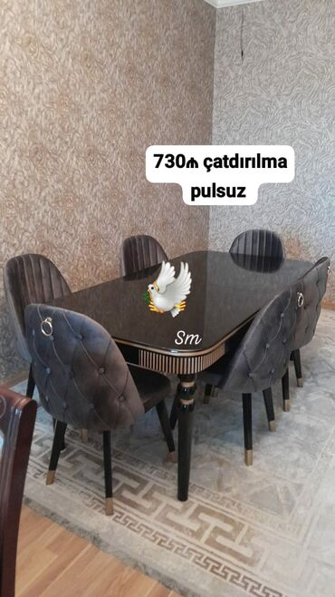 Masa və oturacaq dəstləri: Masa desti yeni