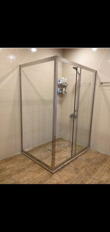 Duş kabinaları, arakəsmələr: Yeni Üstü açıq kabina, Düzbucaqlı, Pulsuz çatdırılma — 4