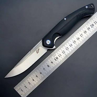 Охотничьи ножи: Складной нож Eafengrow EF953, сталь D2, рукоять G10 Охота и рыбалка — 7