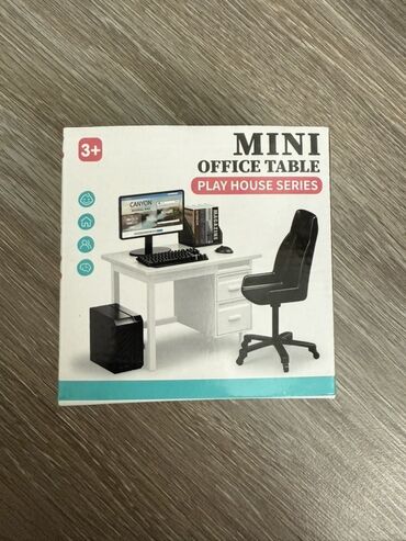 детская кухня игрушки: Мини-набор для игры «Офис» — Mini Office Table, серия Play House