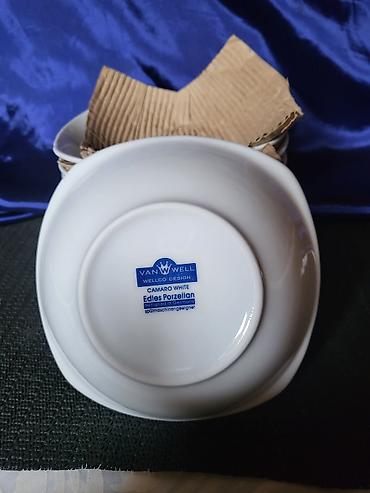 koktel set cena: Cinije nove,vintaz Van Well porcelan,nemacke. Cinije za — 10