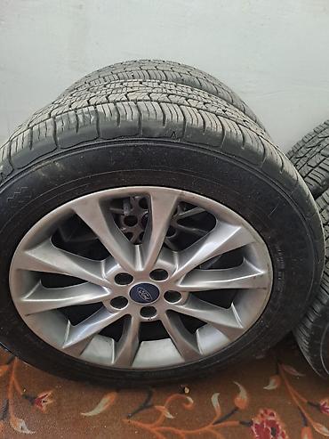 ford transit disk: Ford orijinal yüngül lehimli disklər və şinlər komplekti - Komplekt — 2