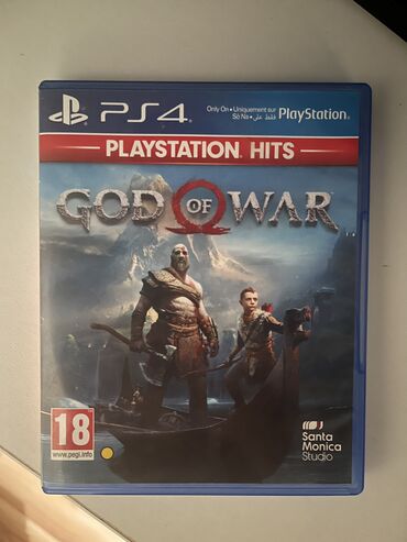 Oyun diskləri və kartricləri: God of War, Macəra, Disk, PS4 (Sony Playstation 4)