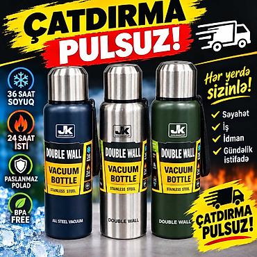 Qab-qacaq və mətbəx ləvazimatları: Polad 24 Hot 24 saatdan çox isti 36saat soyuq saxlayir zerbeyede — 1