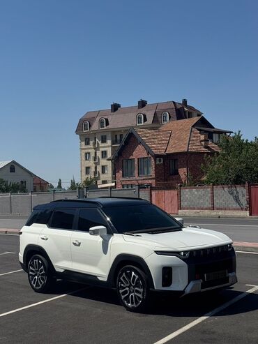 кофр на крышу автомобиля: Стильный внедорожник SsangYong Torres в белом цвете с черной крышей
