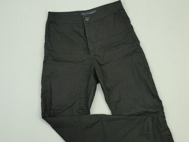 czarne t shirty damskie plus size: Spodnie materiałowe, XS, stan - Bardzo dobry