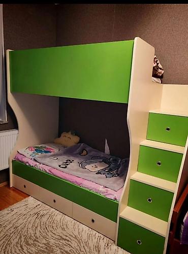 Oğlan və qız üçün, İşlənmiş, Çarpayı, Matras ilə, Siyirməli