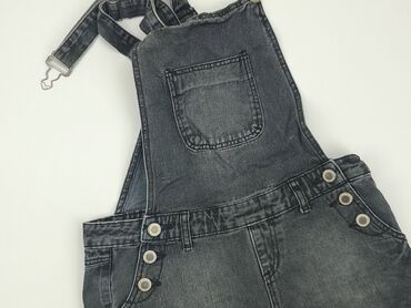 spodnie dresowe oversize damskie: Dungaree, New Look, S (EU 36), condition - Perfect