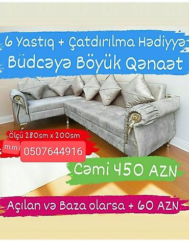 Divanlar: Künc divan, Yeni, Açılan, Bazalı, Parça, Şəhərdaxili pulsuz çatdırılma — 4