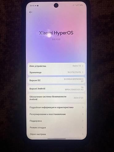 Redmi, Redmi 13, Б/у, 256 ГБ, цвет - Черный, 2 SIM at lalafo.kg Redmi, Redmi 13, Б/у, 256 ГБ, цвет - Черный, 2 SIM