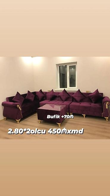 kunc divan desti: Künc divan dəsti - Ölçü: 2.80 x 2.0 m - Komplekt: çoxsaylı dekor — 3