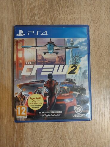 araba konsolu: PS4 VƏ PS5 ÜÇÜN Qiymət 55 AZN THE CREW 2 Barter oluna bilər Əla