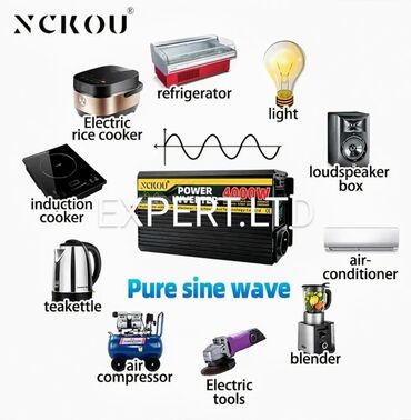 İnverterlər: Yeni Inverter, 1500-3000 Vt, 12 - 220 volt, Ünvandan götürmə, Ödənişli çatdırılma, Rayonlara çatdırılma — 16