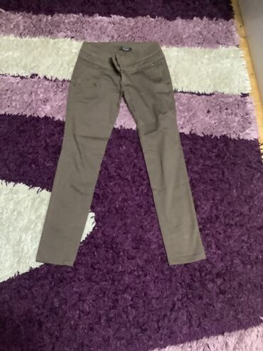 женские брюки чиносы: Qadın şalvarı – skinny model - Rəng: zeytun/xa ki tonlarında - Kəsim