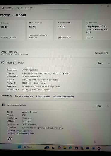 intel core 5: Ультрабук, Б/у, Snapdragon X Elite, В рассрочку — 7